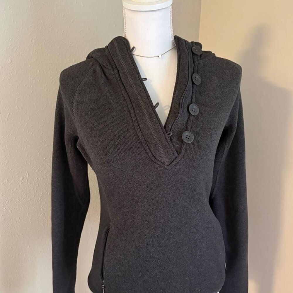 The-north-face Women's Grey and Black Hoodie